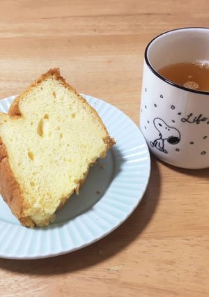 ゆず茶のシフォンシフォンケーキ21㎝-レシピのメイン写真