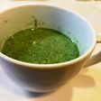 長ネギであま〜いほうれん草の豆乳スープ