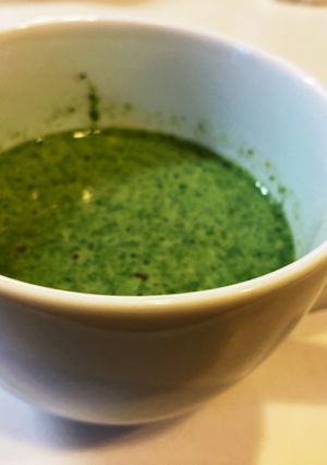 長ネギであま〜いほうれん草の豆乳スープ-レシピのメイン写真