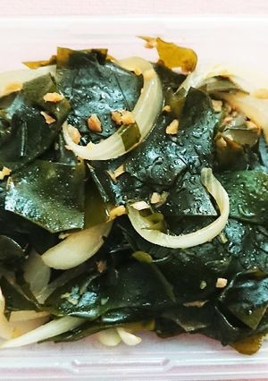 生わかめのポン酢炒め-レシピのメイン写真