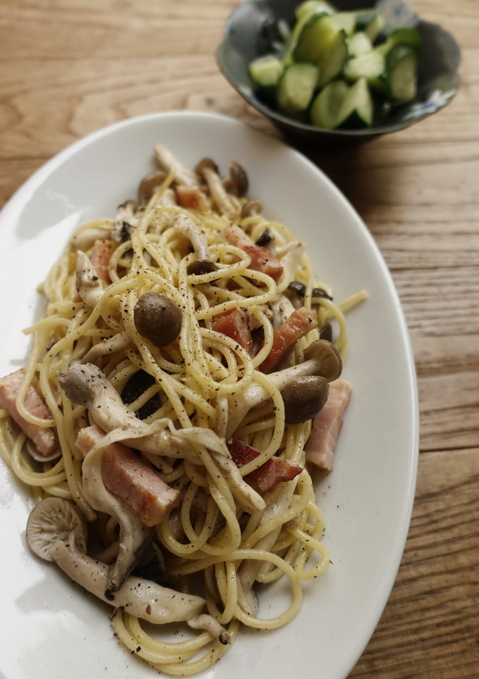 めんつゆできのこの和風スパゲッティ-レシピのメイン写真