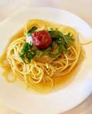 夏バテに！大葉おろしと梅の冷製パスタ