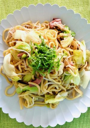 塩辛イカ焼きそば-レシピのメイン写真