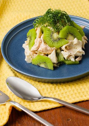 キウイ×ささみの豆腐サラダ-レシピのメイン写真