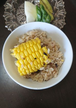 トウモロコシさくら御飯-レシピのメイン写真