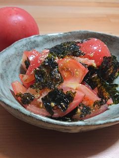 さっぱり美味!トマトと韓国海苔のナムル-レシピのメイン写真