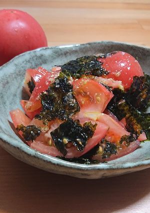 さっぱり美味！トマトと韓国海苔のナムル-レシピのメイン写真