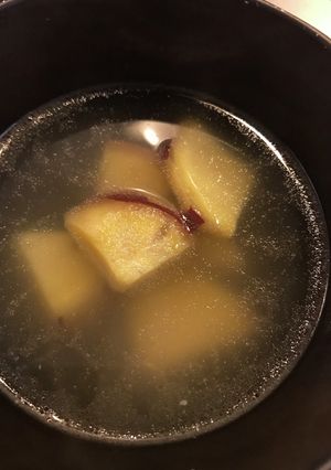 さつまいものバターコンソメスープ-レシピのメイン写真