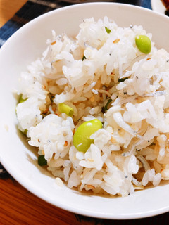 枝豆とシラスの混ぜご飯-レシピのメイン写真