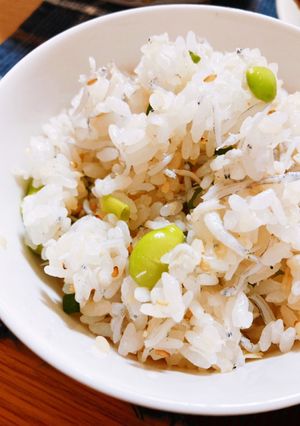 枝豆とシラスの混ぜご飯-レシピのメイン写真