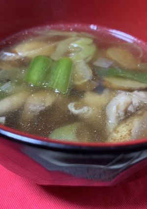 鶏ごぼうのコク旨スープ-レシピのメイン写真