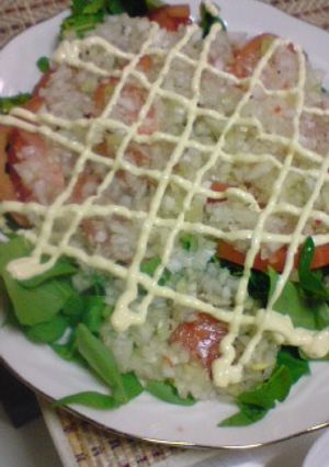 ルッコラ大好き☆玉葱ドレッシング♪-レシピのメイン写真