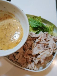 簡単!冷しゃぶ♪美味しいごまだれ♪-レシピのメイン写真