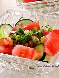 納豆サラダ-レシピのメイン写真