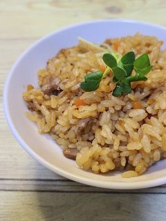 ばり美味!地鶏でかしわ飯-レシピのメイン写真