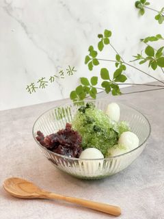 冷凍白玉で簡単!本格抹茶の白玉かき氷-レシピのメイン写真