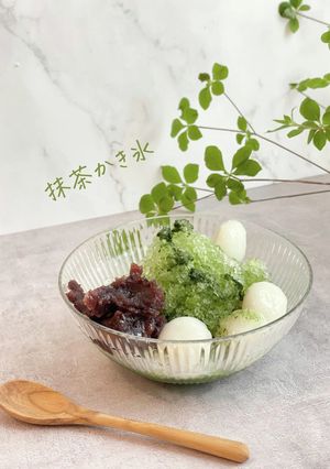 冷凍白玉で簡単！本格抹茶の白玉かき氷-レシピのメイン写真