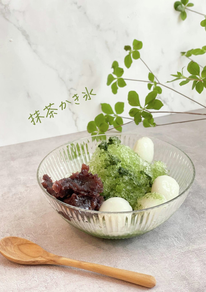 冷凍白玉で簡単！本格抹茶の白玉かき氷-レシピのメイン写真