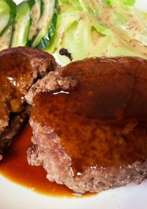 コストコのハンバーグ-レシピのメイン写真