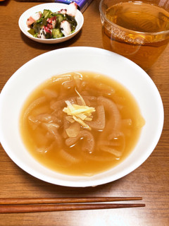 【和風】玉ねぎ&生姜の冷スープ-レシピのメイン写真