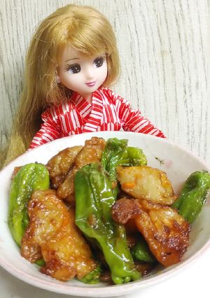 リカちゃん♡ししとう加賀揚しょうが炒め-レシピのメイン写真