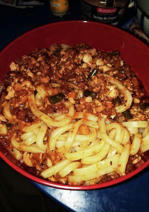 本場四川テイストの麻婆うどん-レシピのメイン写真