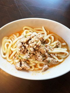 簡単過ぎた坦々麺風うどん-レシピのメイン写真