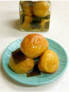 ★梅干し④ かつお梅 昆布梅-レシピのメイン写真