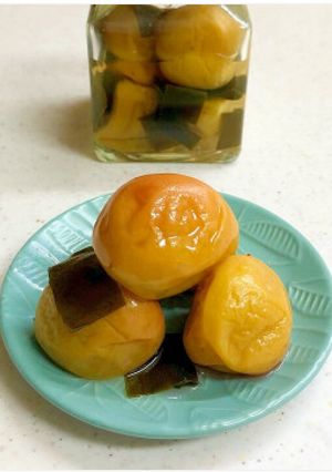 ★梅干し④ かつお梅 昆布梅-レシピのメイン写真