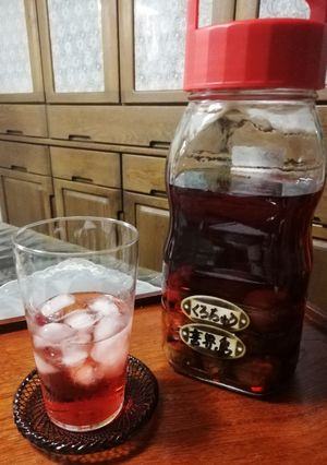 梅酒 (完熟梅 茜)-レシピのメイン写真