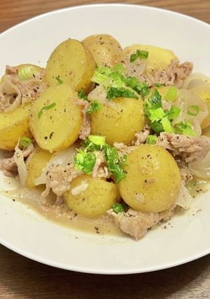 新じゃが小芋はコレがウマい！！塩肉じゃが-レシピのメイン写真