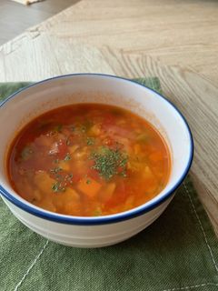 昆布だしで作る和風ミネストローネ-レシピのメイン写真