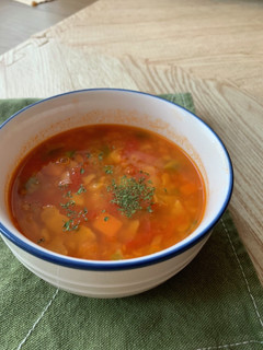 昆布だしで作る和風ミネストローネ-レシピのメイン写真