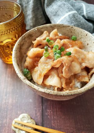 オニオンおろしの豚バラ丼-レシピのメイン写真