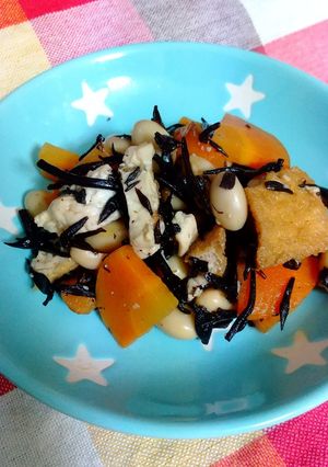 厚揚げ入りひじき煮-レシピのメイン写真
