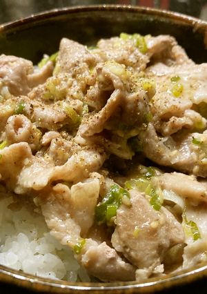 Scallion Saucy Piggy-レシピのメイン写真