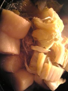 麩と白菜と春雨の煮物-レシピのメイン写真
