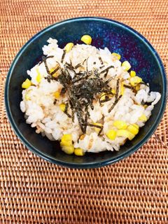 バター醤油で焼きとうもろこしご飯-レシピのメイン写真