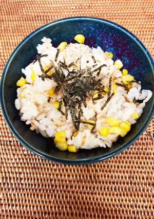 バター醤油で焼きとうもろこしご飯-レシピのメイン写真