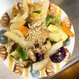 簡単梅ごま味噌ダレ味豚こま大根青椒肉絲風