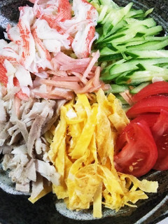 178 いつもの普通の冷やし中華-レシピのメイン写真