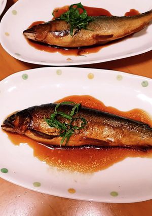 鮎の甘露煮-レシピのメイン写真
