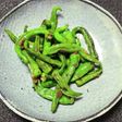 甘長とうがらしの生姜醤油炒め