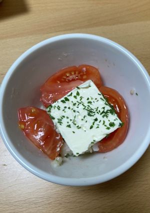 塩麹でポテトトマトクリチの前菜風-レシピのメイン写真