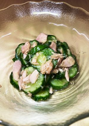 大葉香るキュウリとツナの和物-レシピのメイン写真