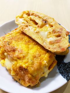シャケとチーズのたまご焼き-レシピのメイン写真