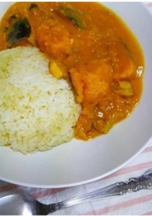 【ビーガン/夏】かぼちゃカレー-レシピのメイン写真