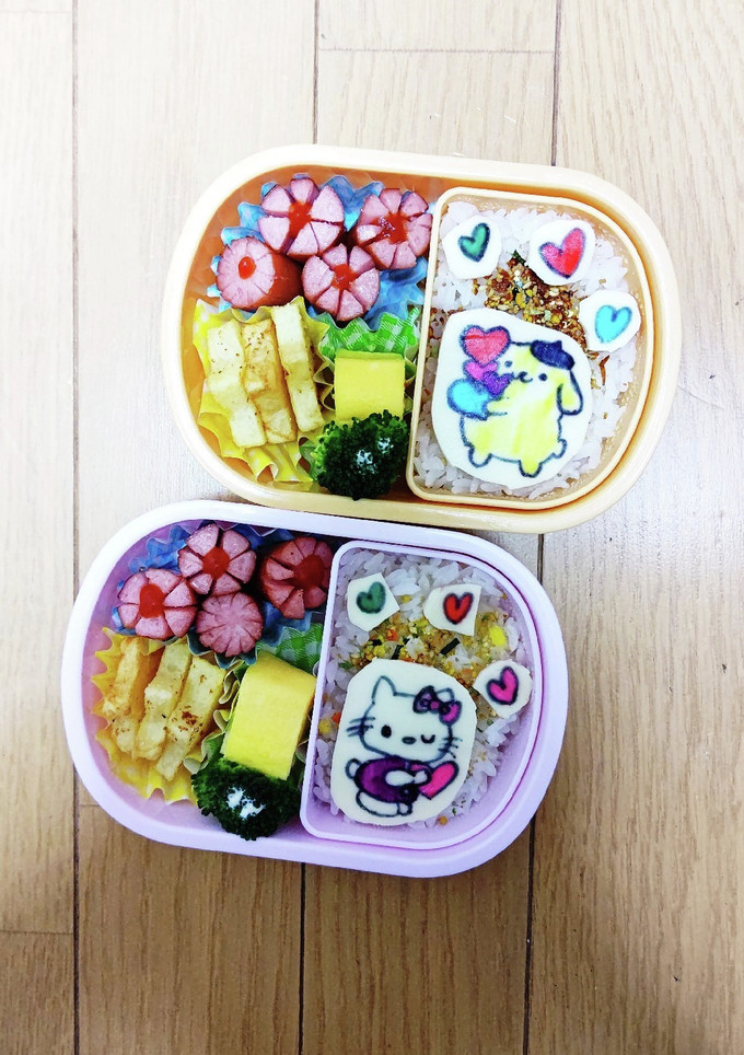 お弁当 双子 記録用⑶-レシピのメイン写真