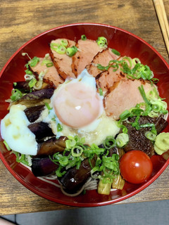 食べたいの全部入れちゃえ!冷やし蕎麦-レシピのメイン写真