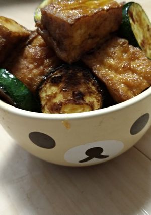厚揚げとズッキーニの和風揚げ焼き-レシピのメイン写真